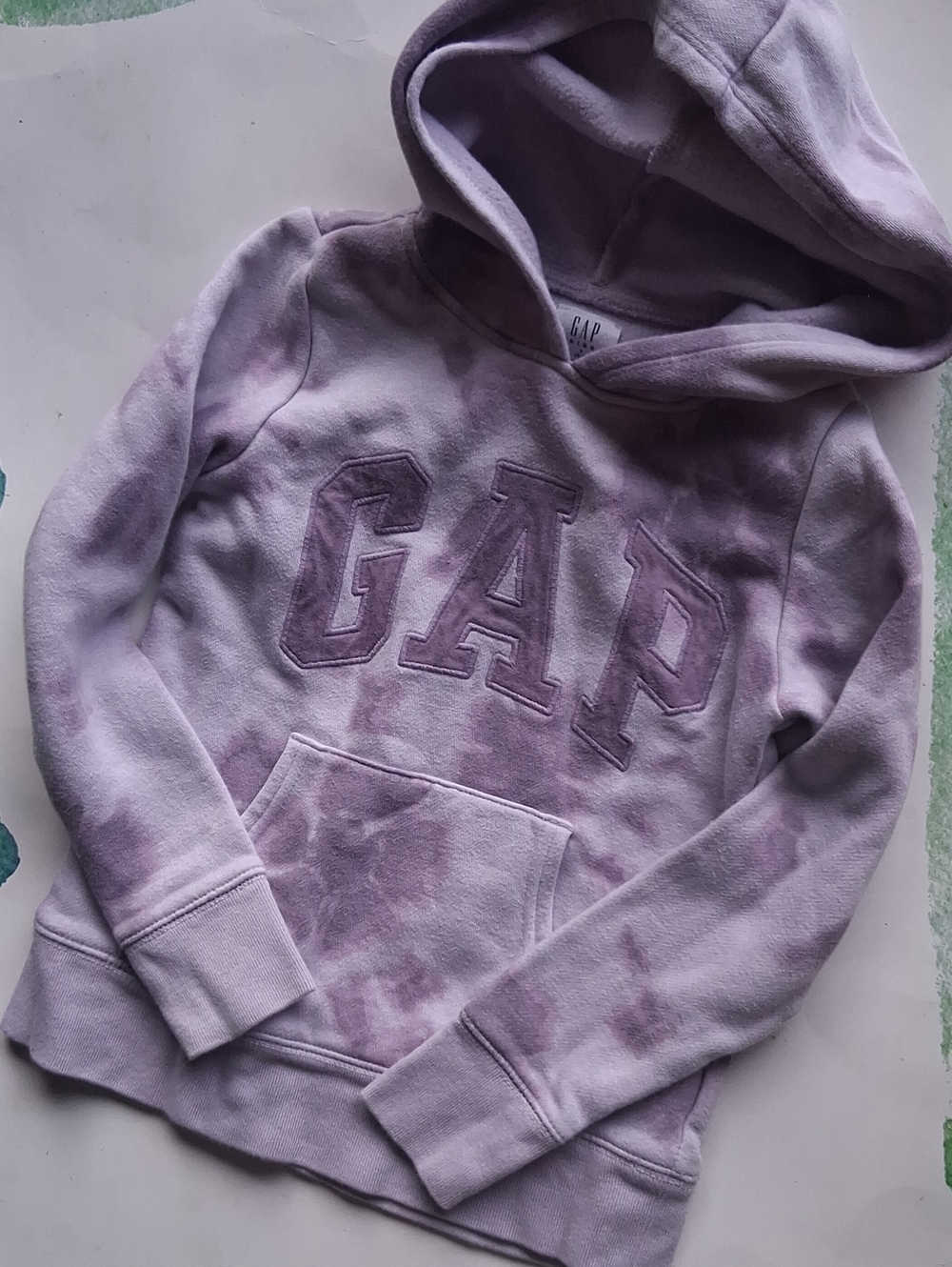 Purple GAP Tie Dye Hoodie